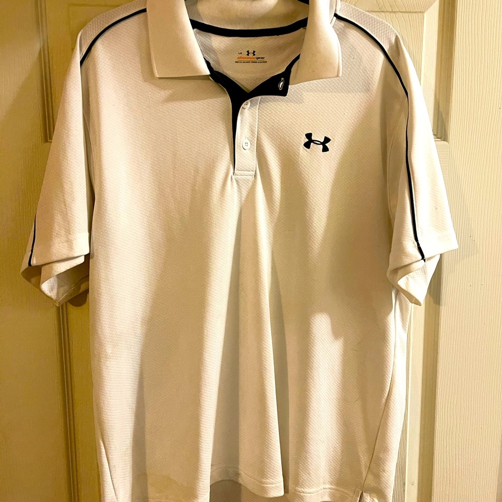 Under armor shirt sleeve polo